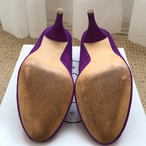 Steve Madden Unityy Purple Suede pumps. Size 8.5. - Picture 2 of 4